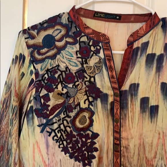 Pakistani Indian shirt with embroidery. shirt / kurta / kameez. - Picture 5 of 5